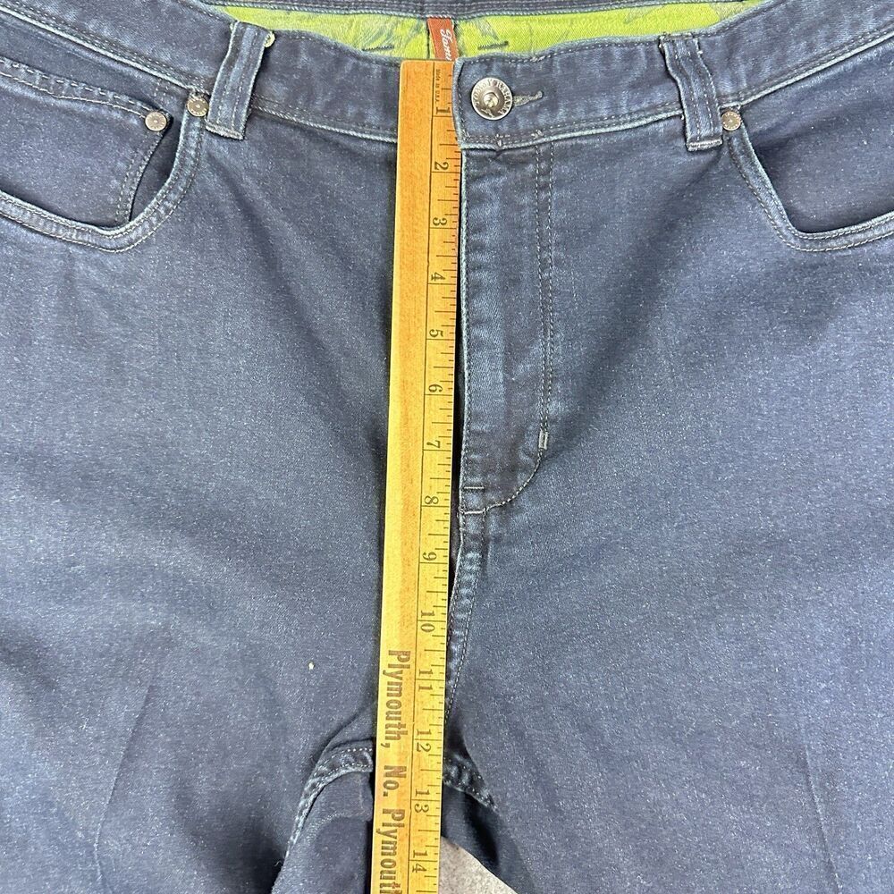 Tommy Bahama Jeans Mens 42 Long Blue Dark Wash Classic Preppy Stretch Denim* - Picture 13 of 16
